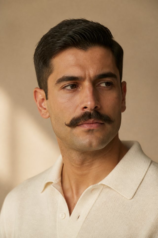 Chevron Moustache hairstyle preview
