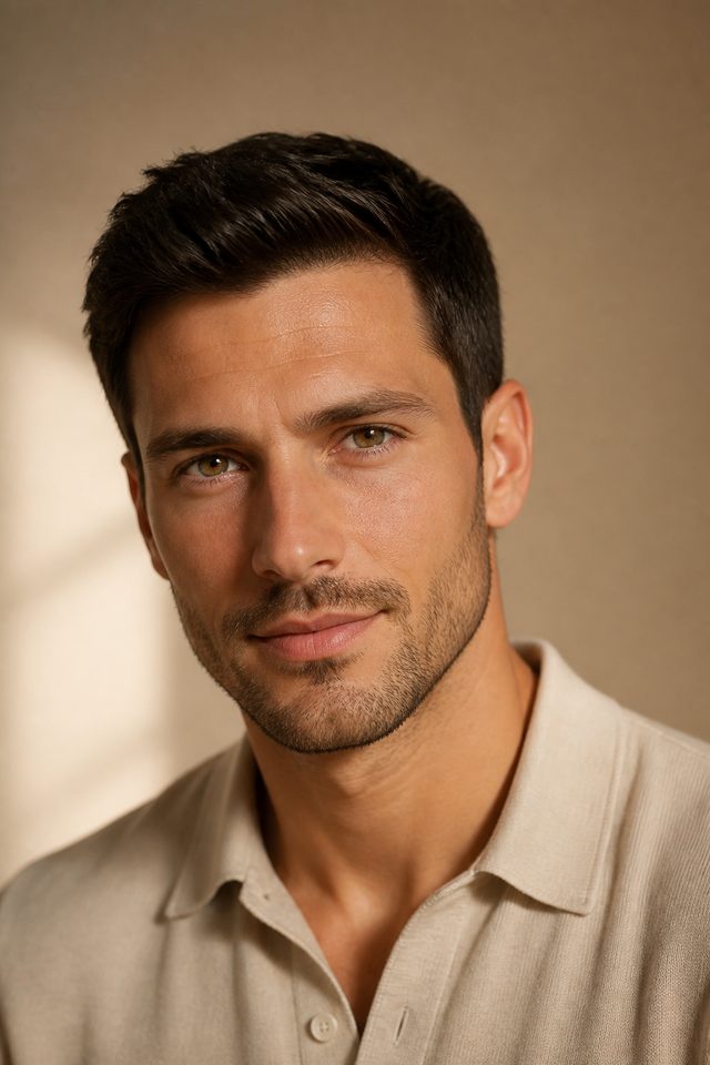 Clean Stubble beard style preview