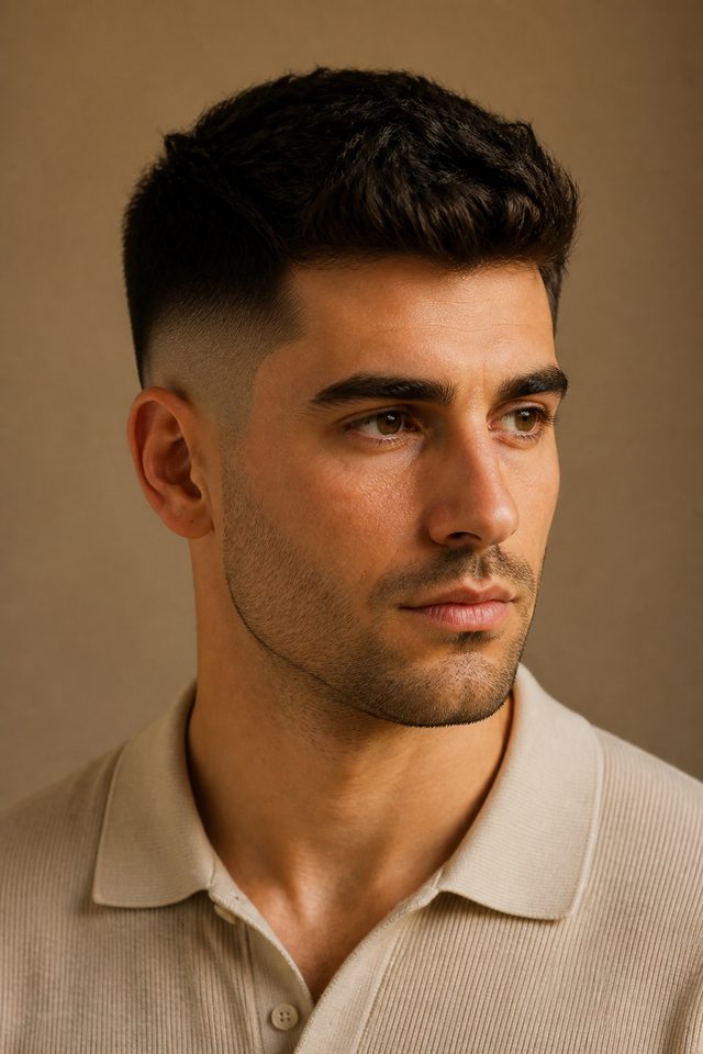 Burst Fade hairstyle preview