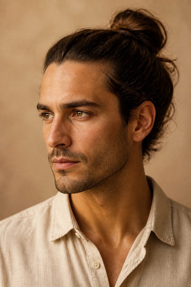 Man Bun hairstyle preview