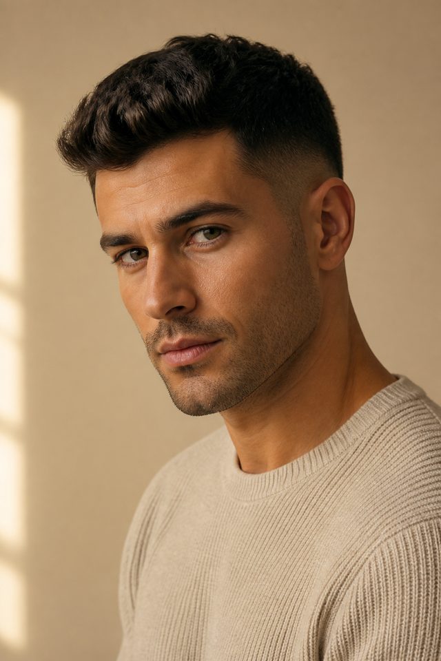 Mid Fade hairstyle preview
