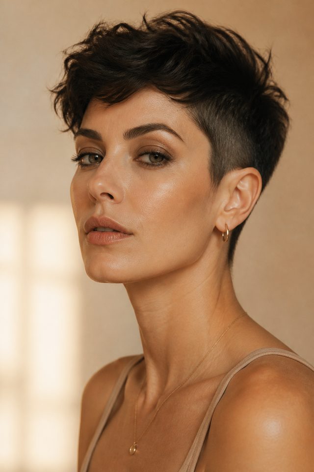 Edgy Pixie hairstyle preview