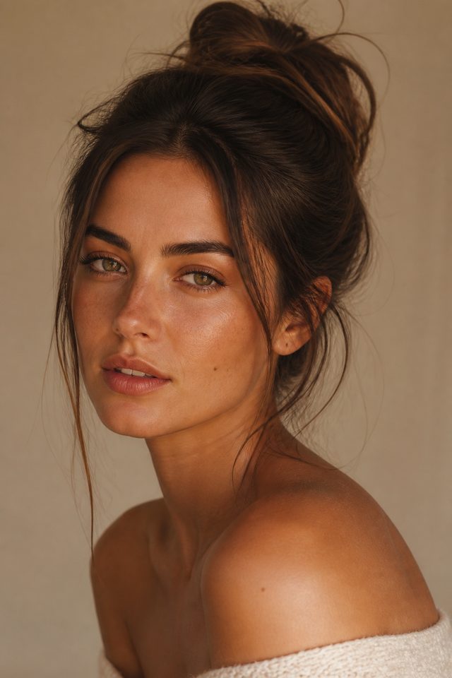 Messy Bun hairstyle preview